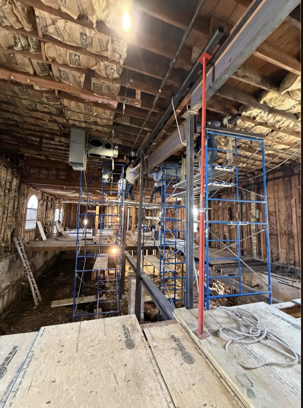 Steel Beam Installation
